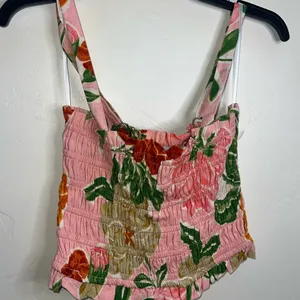 Paper Heart Floral Maxi skirt and top‎ linen blend set small thumbnail 3