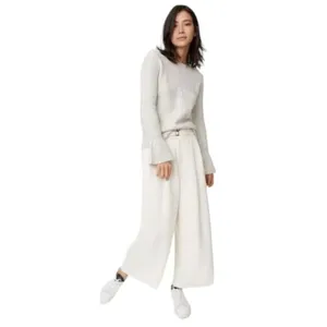Club Monaco Sweater‎ Women Small Gray Wool Cashmere Blend Bell Sleeve Andreah thumbnail 2