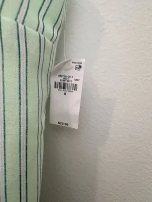 Old Navy Green Striped Dress thumbnail 2