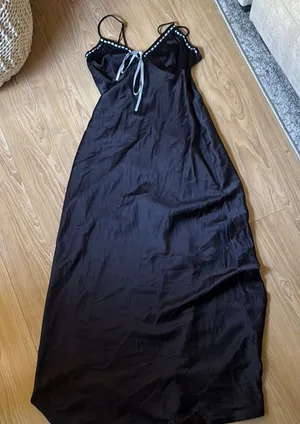 Angel Biba Black Maxi Dress thumbnail 1
