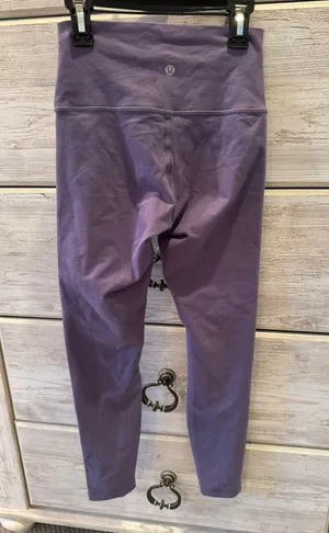 Lululemon Leggings Full Length Size 4 Lavender thumbnail 2