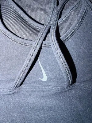 Nike Double Layer Black Sports Bra thumbnail 4