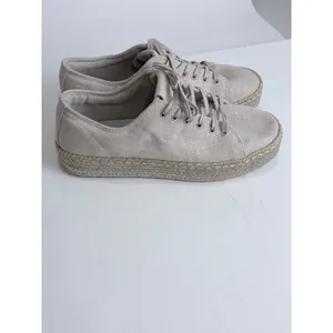 NWT Tretorn Eve 2 Suede Espadrille Platform Sneakers Metallic Beige 9‎ thumbnail 11
