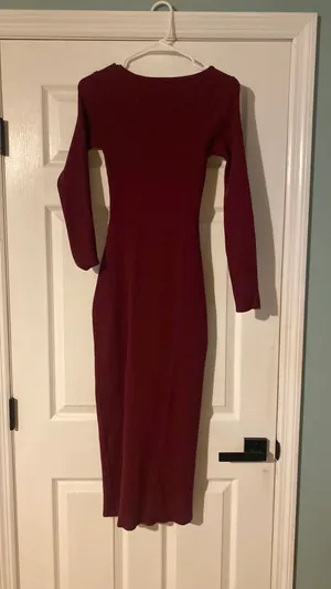 Lulus Zip Front Sweater Dress thumbnail 4