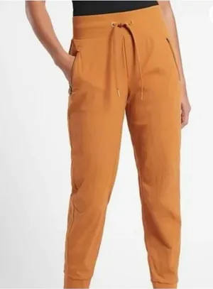 Athleta Athleta Women's Vibrant Orange Joggers  thumbnail 1