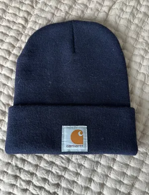 Carhartt Navy Beanie thumbnail 1
