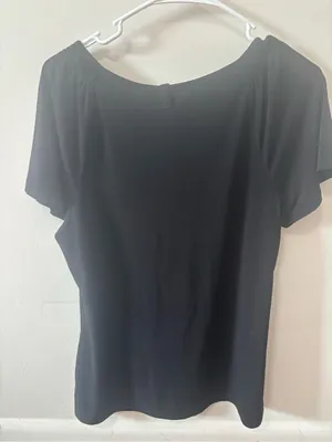 Black Women's Scoop Neck Top Notations thumbnail 2