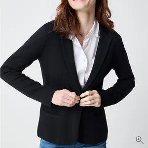 J.Crew Factory Black Schoolboy Sweater Blazer Size S thumbnail 2