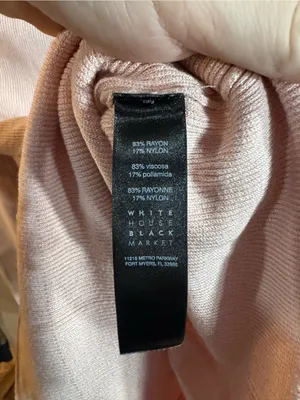 Women’s White House Black Market Blush Ruffle-Cuff Long Sleeve Sweater Size XS thumbnail 5