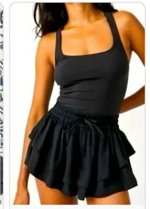 FREE PEOPLE movement Prima Shortsie black small thumbnail 1