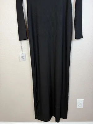 Revolve All The Ways Anneliese Maxi Dress in Black size Large NEW $68 thumbnail 6