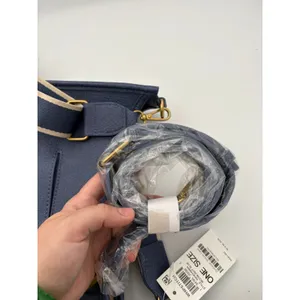 Women’s Style&Co Navy Blue Leather Crossbody Purse thumbnail 6
