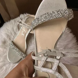 Sugar Women's Silver and Gold Courts thumbnail 3