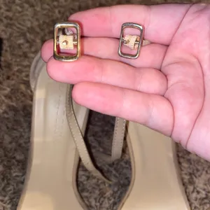 Wild Diva Nude suede heels thumbnail 8