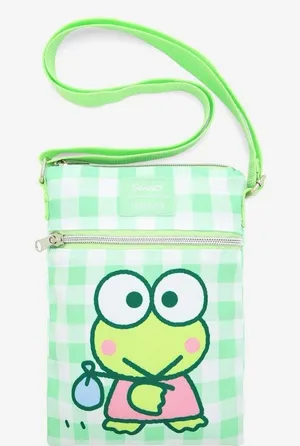 Loungefly Sanrio‎ Keropi Crossbody Passport Bag thumbnail 1