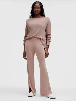 NWT Lululemon Softstreme Off-The-Shoulder Long-Sleeve Shirt relaxed fit size xs thumbnail 4