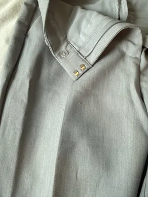 Abercrombie Flare Mid Rise Gray Slacks thumbnail 3