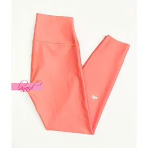 Alo 7/8 High-Waist Airlift Leggings Strawberry Lemonade Hi-Rise Tights Skinny S thumbnail 5