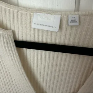 Ett:twa Amrita Ribbed Sweater Tunic Ivory Size XS thumbnail 4