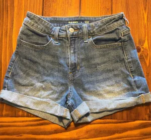 Old Navy High-Rise Blue Jean Shorts thumbnail 1