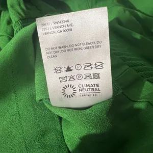 Reformation Alva Jumpsuit Womens 2 Kelly Green‎ Smocked Wide Leg Sleeveless Crop thumbnail 14
