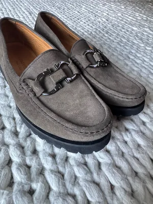 Elizabetta Taupe Suede Loafers, size 38 (7.5/8) thumbnail 8
