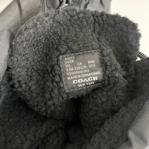 Coach Black Nylon and Leather ‘Sage’ Fleece-Lined Lace Up Winter Boots, Size 7.5 thumbnail 7
