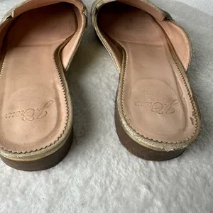 J. Crew Metallic Gold Loafers Women’s 7 thumbnail 7