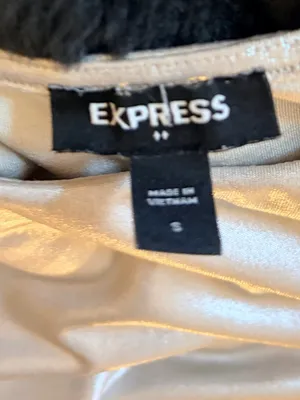 Express Iridescent Pearl White One-Piece Bodysuit thumbnail 5