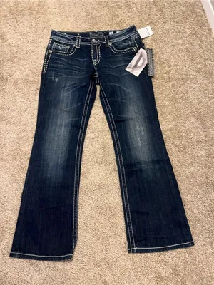Miss Me jeans Y2k low rise boot cut NWT RARE size 31 thumbnail 10