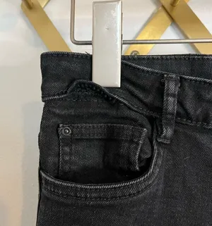 Zara Black Stretch Skinny Jeans 8 thumbnail 4