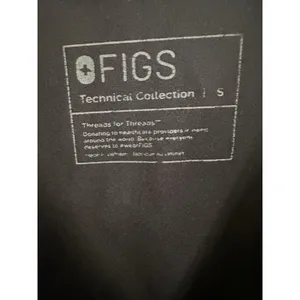 FIGS Casma Pocket Scrub Top Black Large V-Neck Technical Collection Women's Sm thumbnail 6