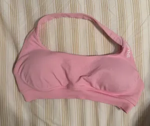 DFYNE Impact Halter Sports Bra | Light Rose Pink | Small thumbnail 1