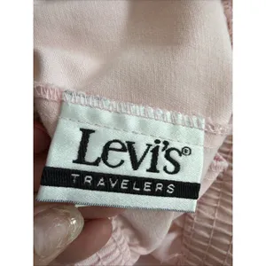 Vintage Levi's Travelers Casual Pants Women's 8 Pink Y2K Relaxed Straight Leg thumbnail 3