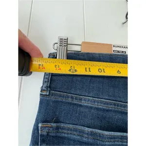 J. Crew Dark Blue High-Rise Button-Fly Skinny Jeans 27 thumbnail 5