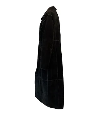 Vintage D’ Carlo y2k vintage suede leather duster coat gothic thumbnail 15