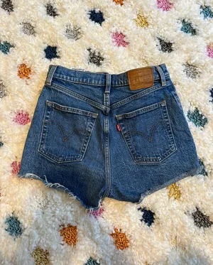 Ribcage Denim Shorts thumbnail 2