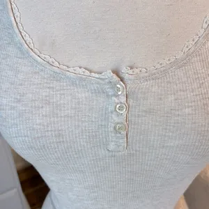 Papaya Cropped Lace Trim Babydoll Tank thumbnail 2