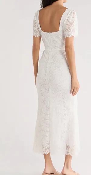 Nsr White maxi dress thumbnail 3