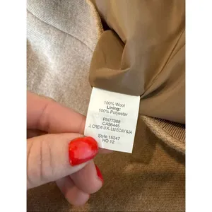 J.crew Camel100% wool No. 2 pencil skirt size 6 petite thumbnail 7