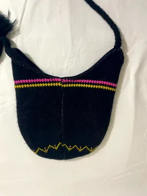 Sugar Skull Knit Beanie Hat Ear Flap Tassel Winter Cap Black OSFM Adult Fleece thumbnail 5