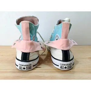 Converse Chuck Taylor All Star Double Upper Hi Top White Multi 167416F Size W7/M thumbnail 7