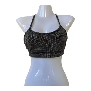Lululemon Athletic Top Size 6 Black White Pattern Y-Back Excellent Condition thumbnail 6