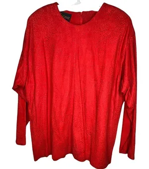 Vintage Siena New York Red Leather Top thumbnail 1