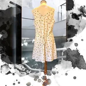Princess Polly Nellie Yellow Floral V-Neck Mini Dress - Size 10 (US) thumbnail 3