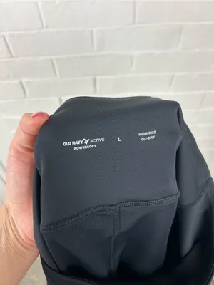 Old Navy Active Powersoft High Rise Go Dry Black Skort Size L thumbnail 4