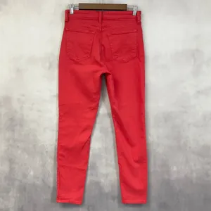 Lucky Brand Bridgette Skinny Jeans Women 6/28 Red‎ Stretch Ankle Indie Minimal thumbnail 2