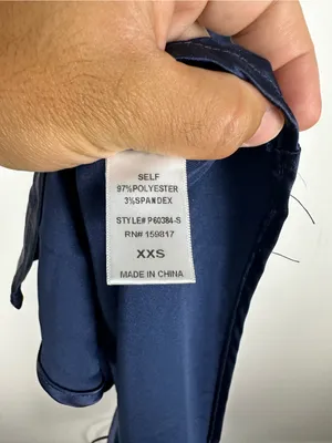 Altard State Navy Blue Satin Paityn Strapless Maxi Dress Women’s Sz XXS NWT thumbnail 9