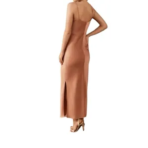 BHLDN x Anthropologie Cali Satin Charmeuse Midi Dress Sedona Sunset Size 10 thumbnail 2