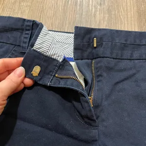 J.Crew Navy Blue Chino Shorts thumbnail 4